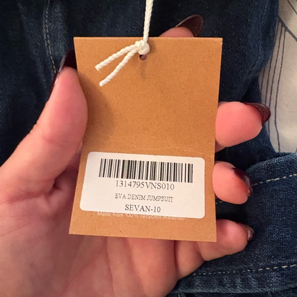 Reformation Blue Denim Jeans - Picture 3 of 4